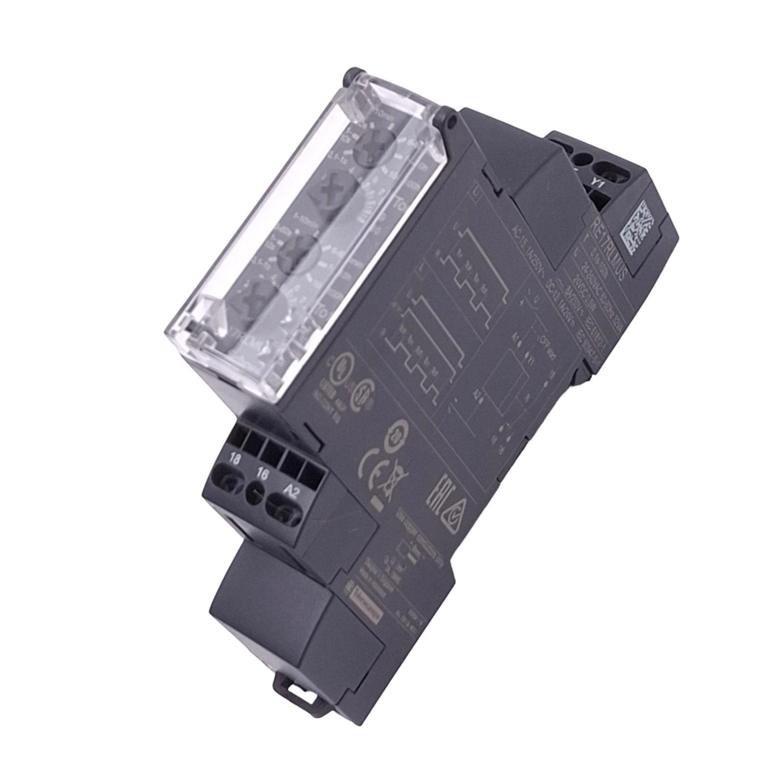dual function relay, Harmony Timer Relays, 8A, 1CO, 1s..100h, asymmetrical flashing, spring terminals, 24V DC or 24...240V AC DC