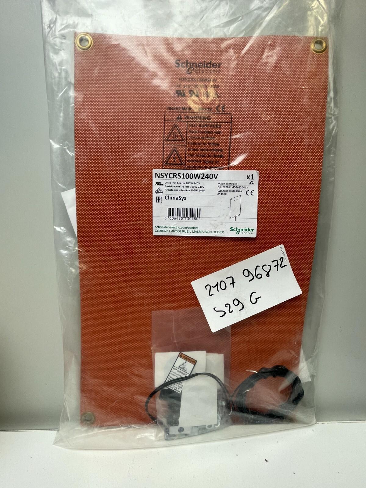 Climasys Ultra thin resistance heater low starting current 90W 240V 280x450mm