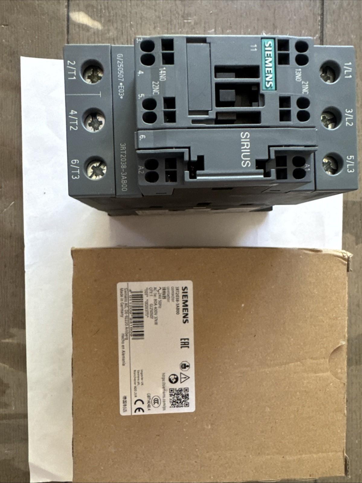 CONTACTOR S2 65A 24VAC SPRING 1NO/1NC