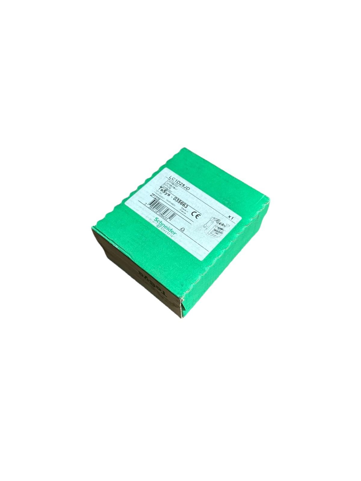 IEC contactor, TeSys Deca, nonreversing, 25A, 15HP at 480VAC, up to 100kA SCCR, 3 phase, 3 NO, 12VDC coil, open style