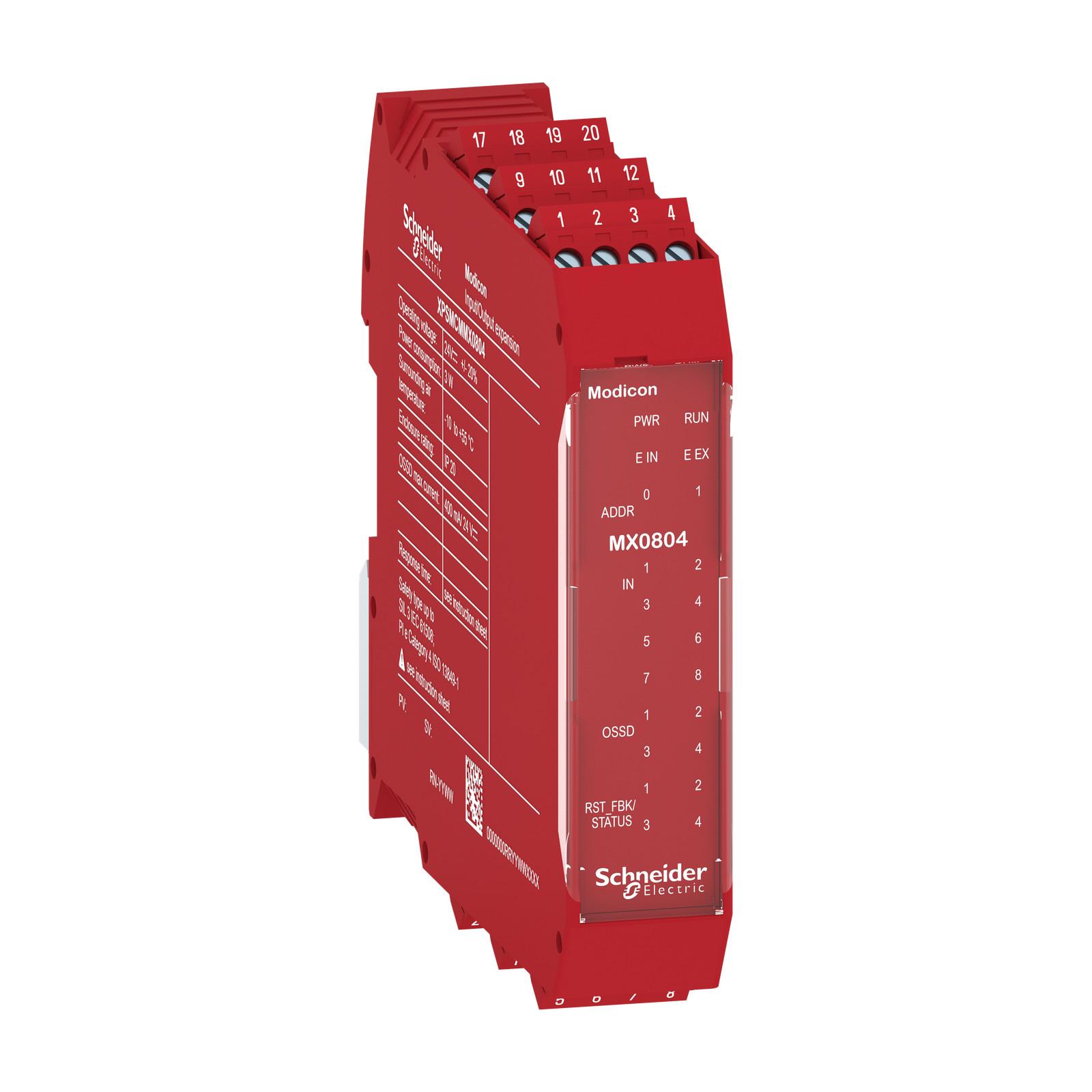 expansion module, Modicon MCM, 8 inputs 4 outputs, screw