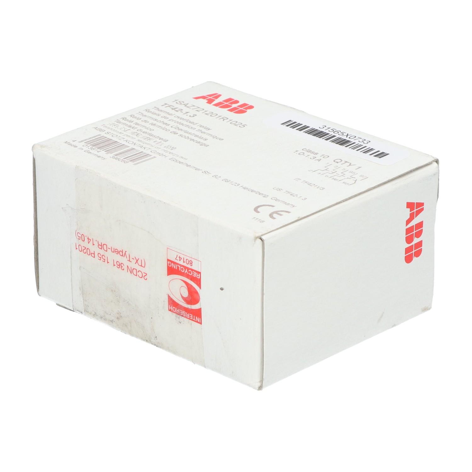 TF42-1.3 Thermal Overload Relay 1.0 ... 1.3 A
