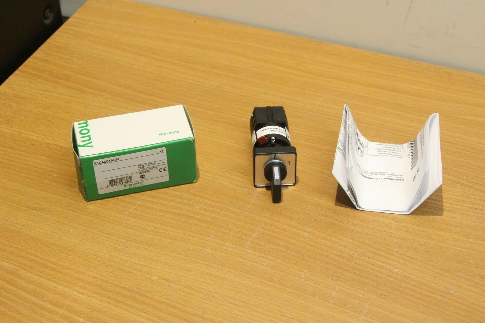 Harmony K1, K2, Cam switch, 1 pole, with off position, 60° switching angle, 10 A, for Ø 16 or 22 mm