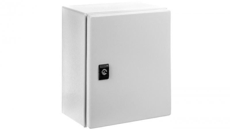 Spacial CRN plain door with mount.plate. H300xW250xD150 IP66 IK10 RAL7035..