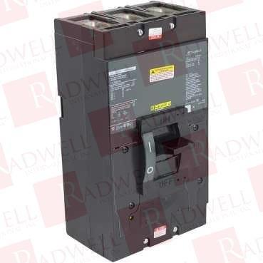 Automatic switch, LH, 400A, 3 pole, 600VAC, 25kA, 250VDC, 50kA, lugs, thermal magnetic