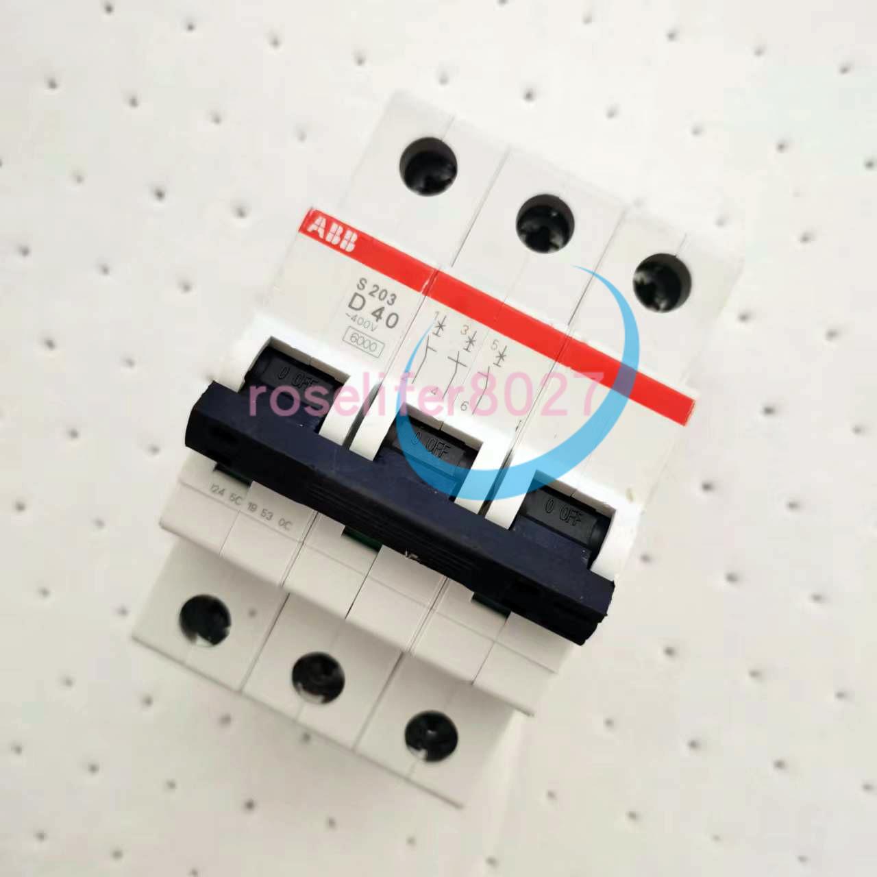 S203-D40 Miniature Circuit Breaker - 3P - D - 40 A