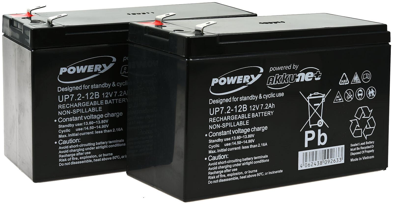 Powery Batterie rechargeable de remplacement pour APC Smart 750