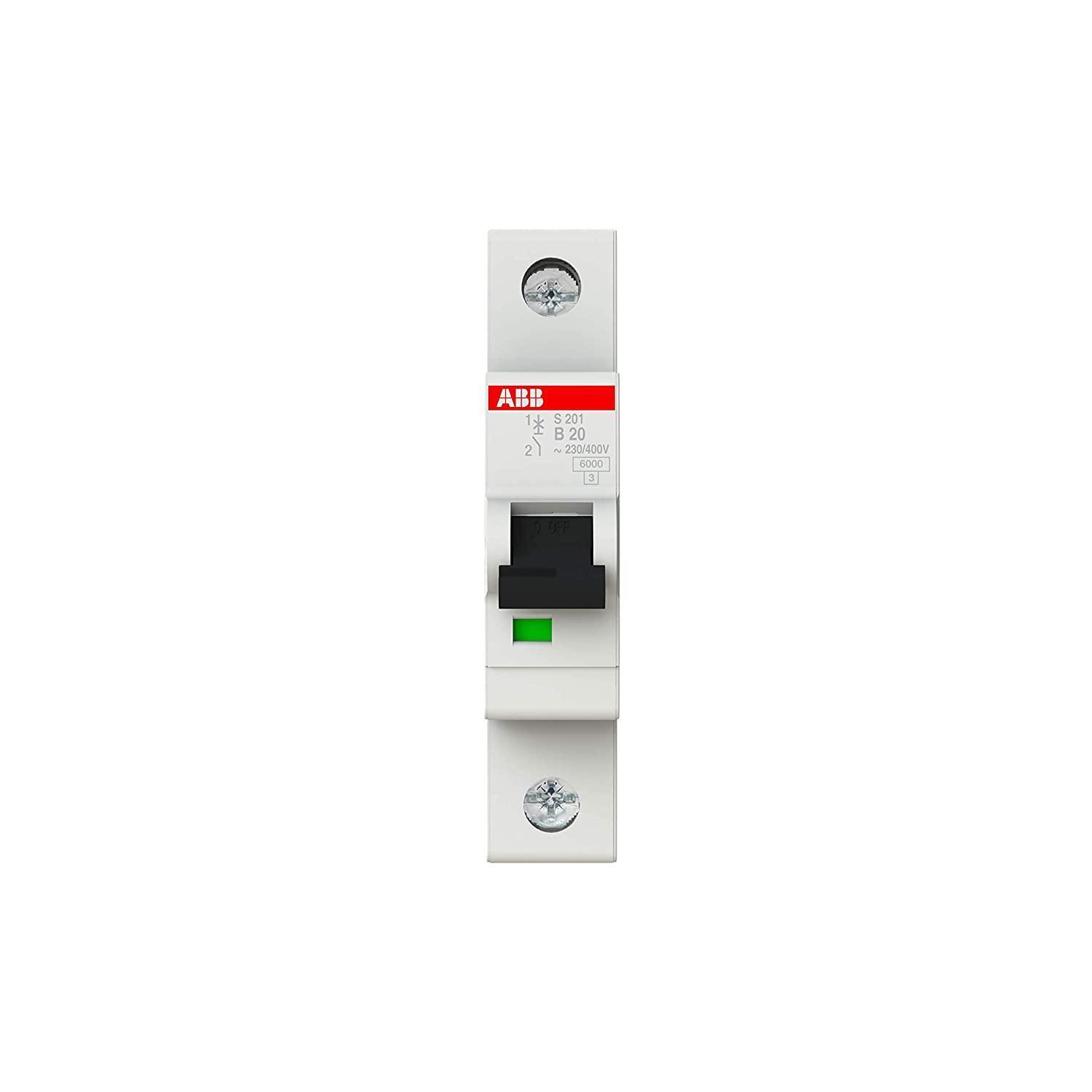 S201-B20 Miniature Circuit Breaker - 1P - B - 20 A