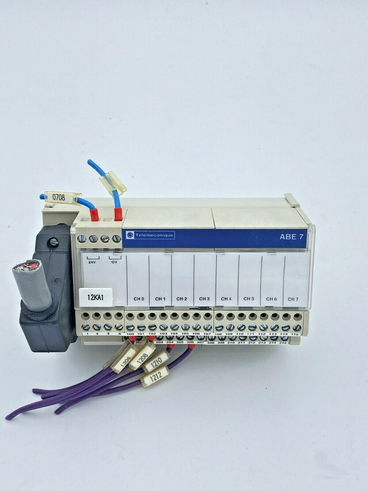 connection sub-base ABE7 - for distribution of 8 analog channels