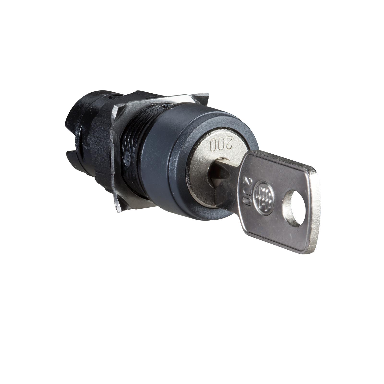 Head for key selector switch, Harmony XB6, Ø 16 2 position stay put 200