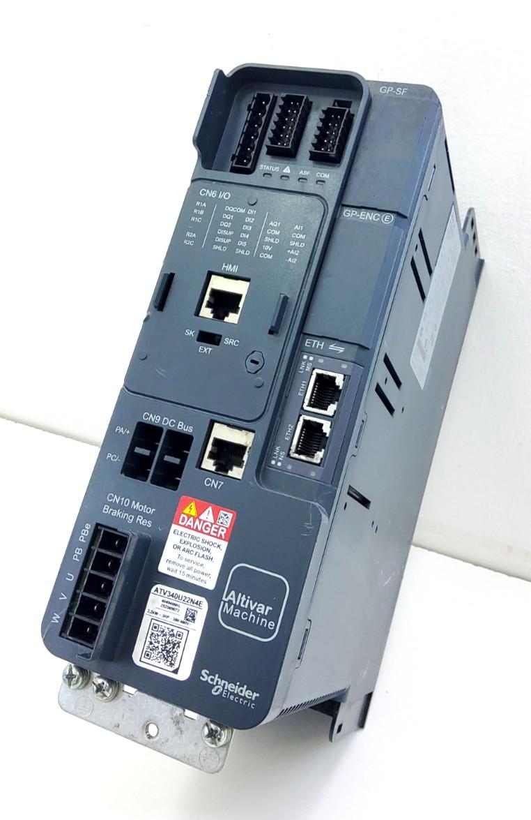 variable speed drive, Altivar Machine ATV340, 2.2kW, heavy duty, 400V, 3 phases, Ethernet