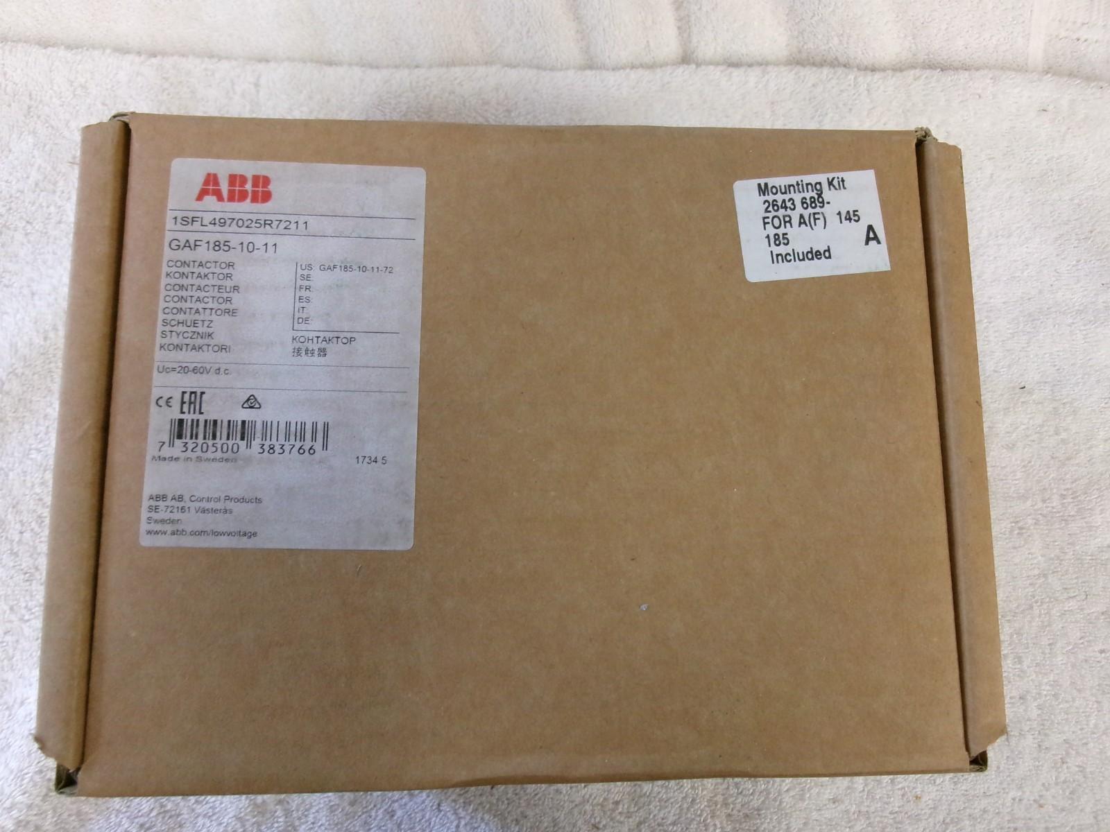 GAF185-10-11 20-60V DC Contactor