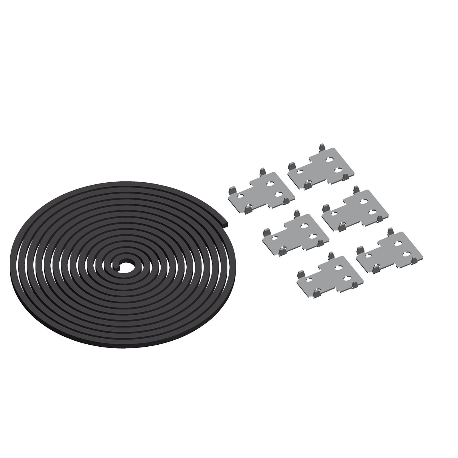Standard coupling kit with OLN or Spacial 6000, Spacial SF, set of 6 flat connectors, gasket and fixing elements