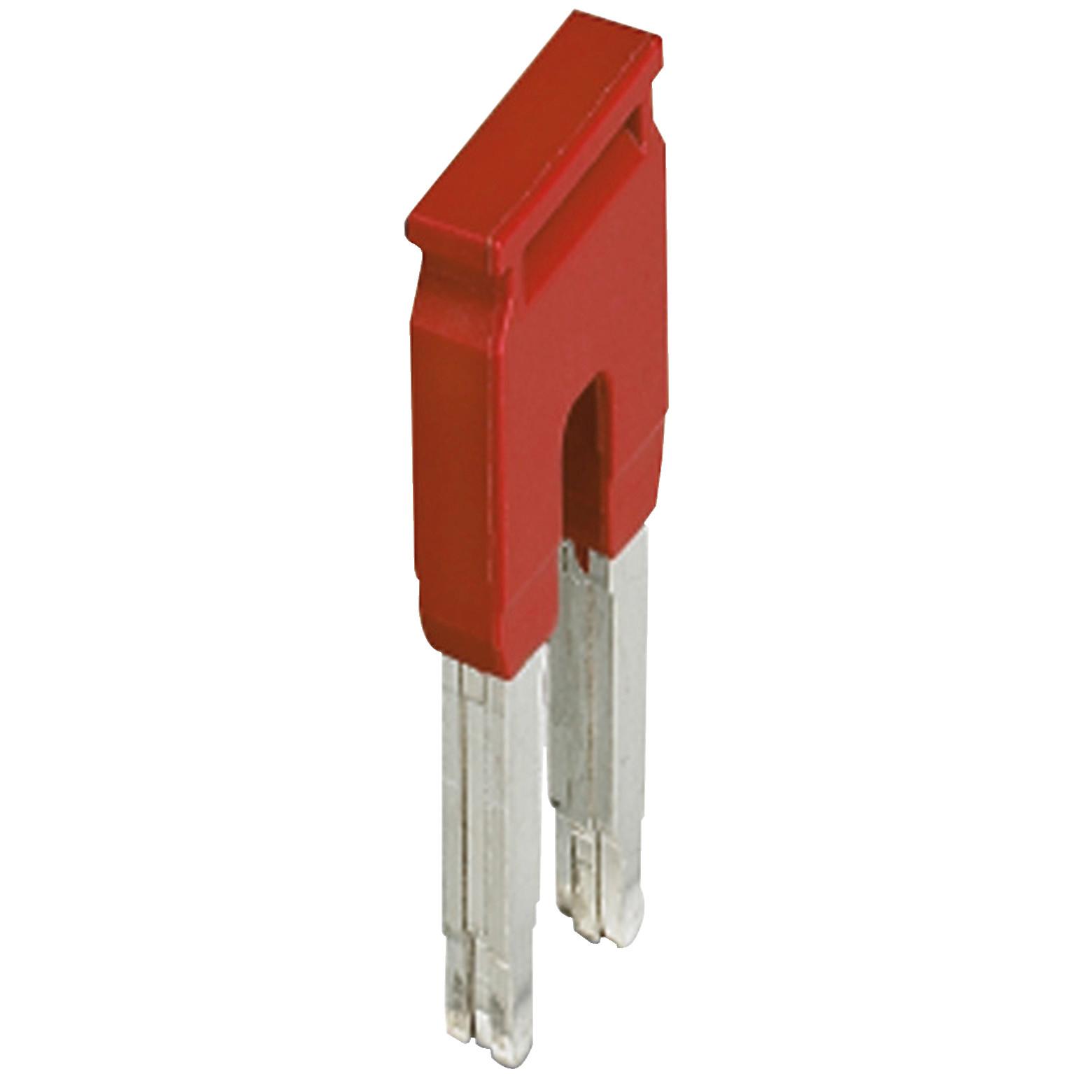 Plug-in bridge, Linergy TR, 2 points, for 35mm² terminal blocks, 2 way, red, set of 10