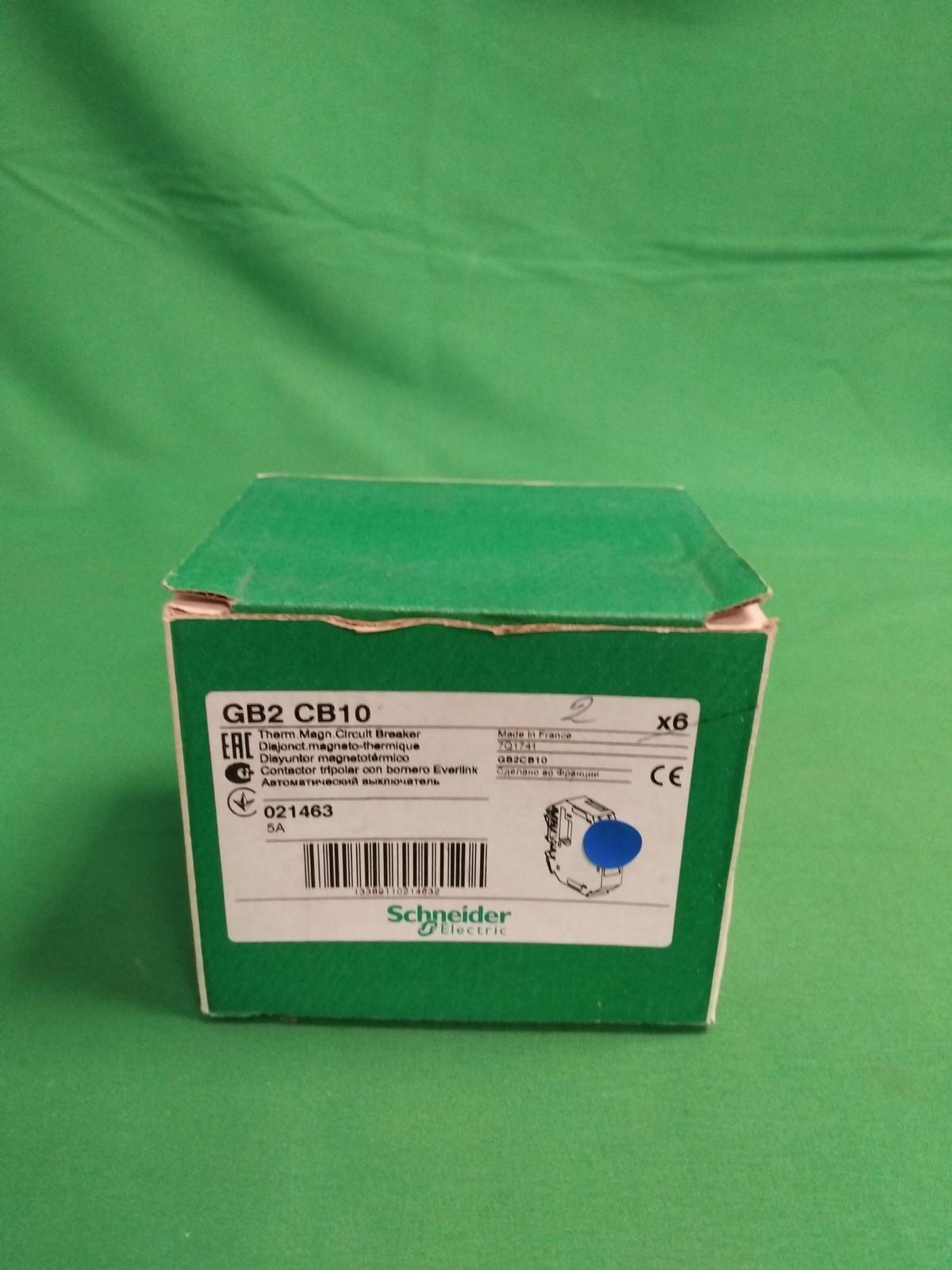 TeSys GB2 thermal magnetic circuit protector, 1 P, 5 A, Id = 66 A
