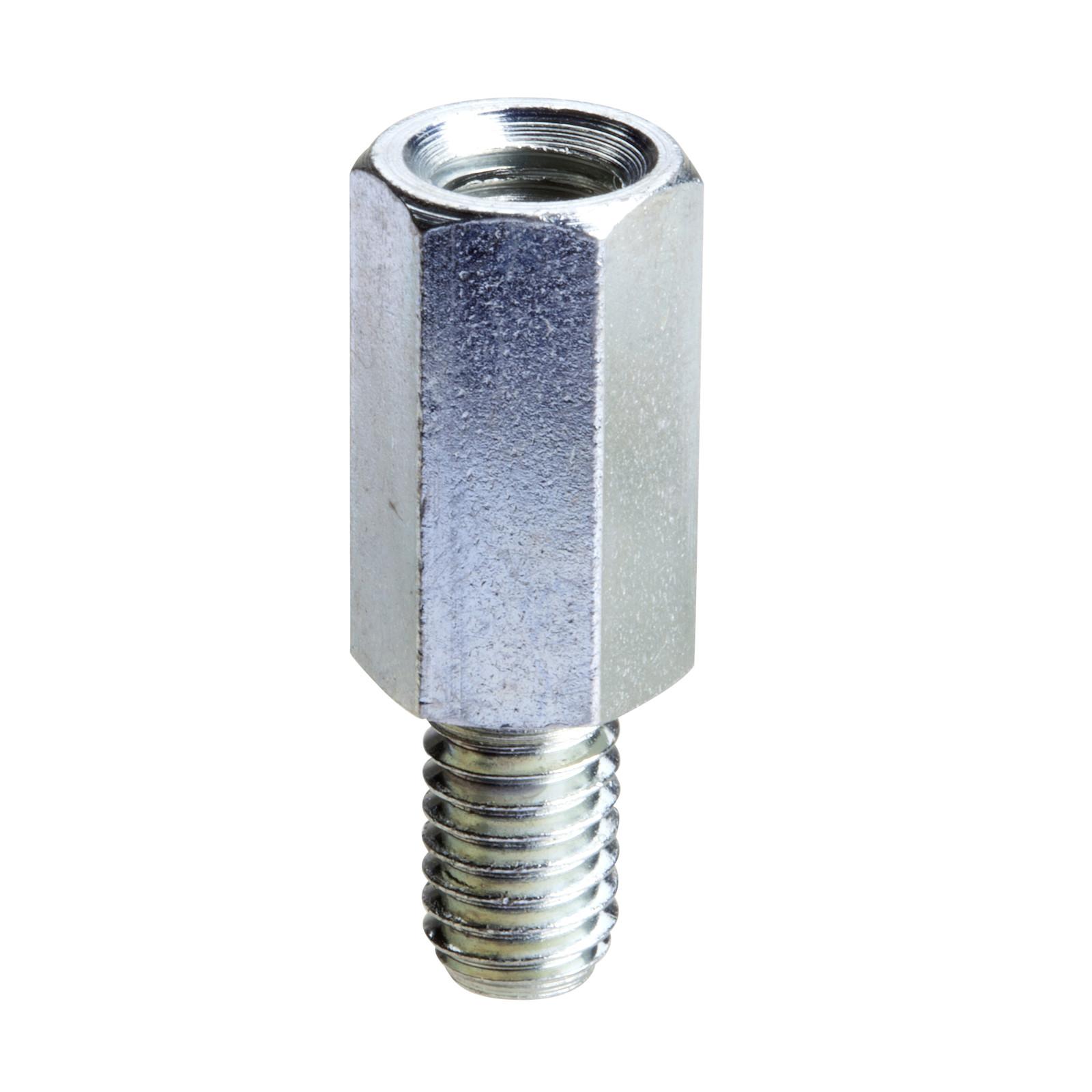 Hexagonal spacers M6 height 10 for raising mounting plates, etc. Supply: 100