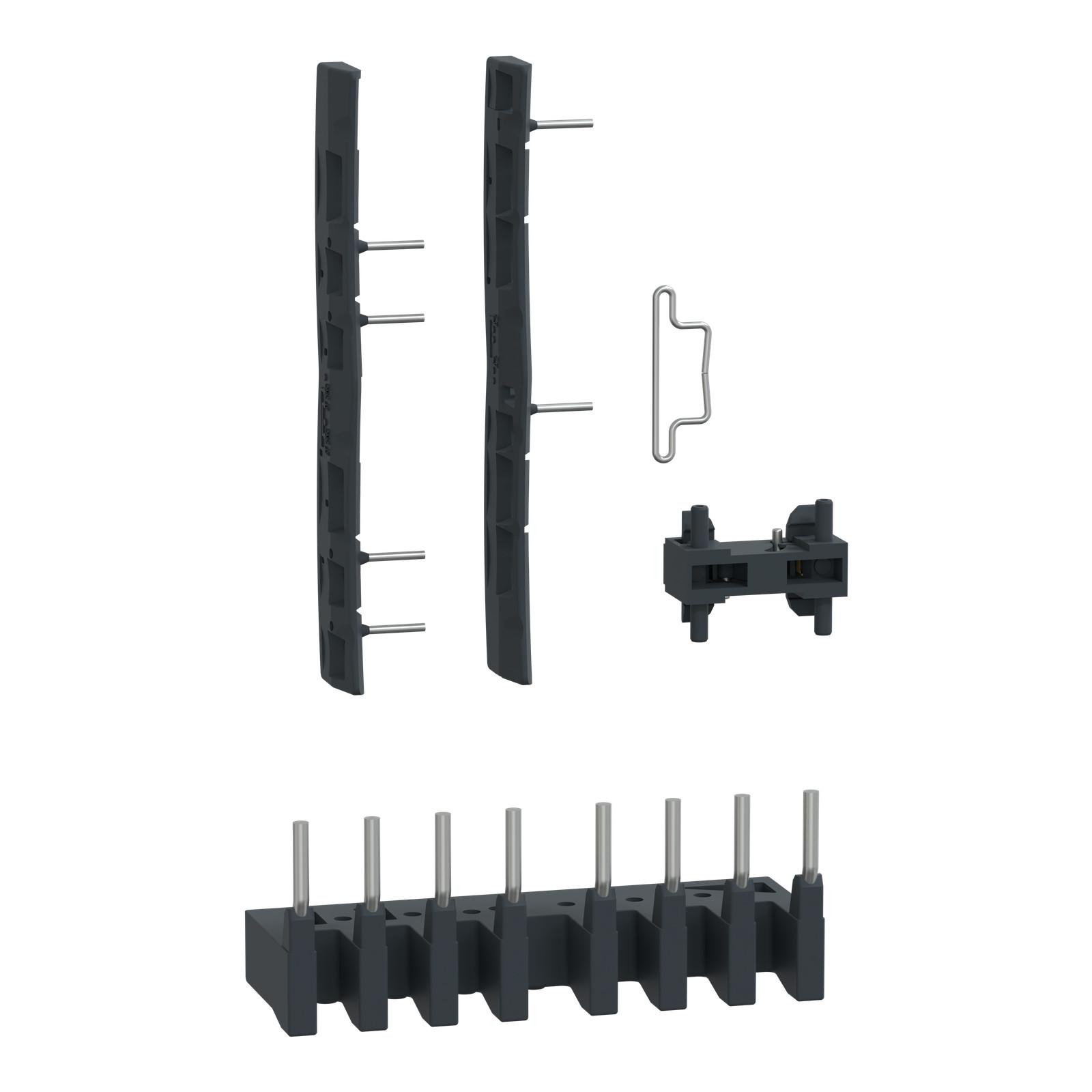 Kit for assembling 4P changeover contactors, LC1DT20-DT40 with screw clamp terminals, with electrical interlock