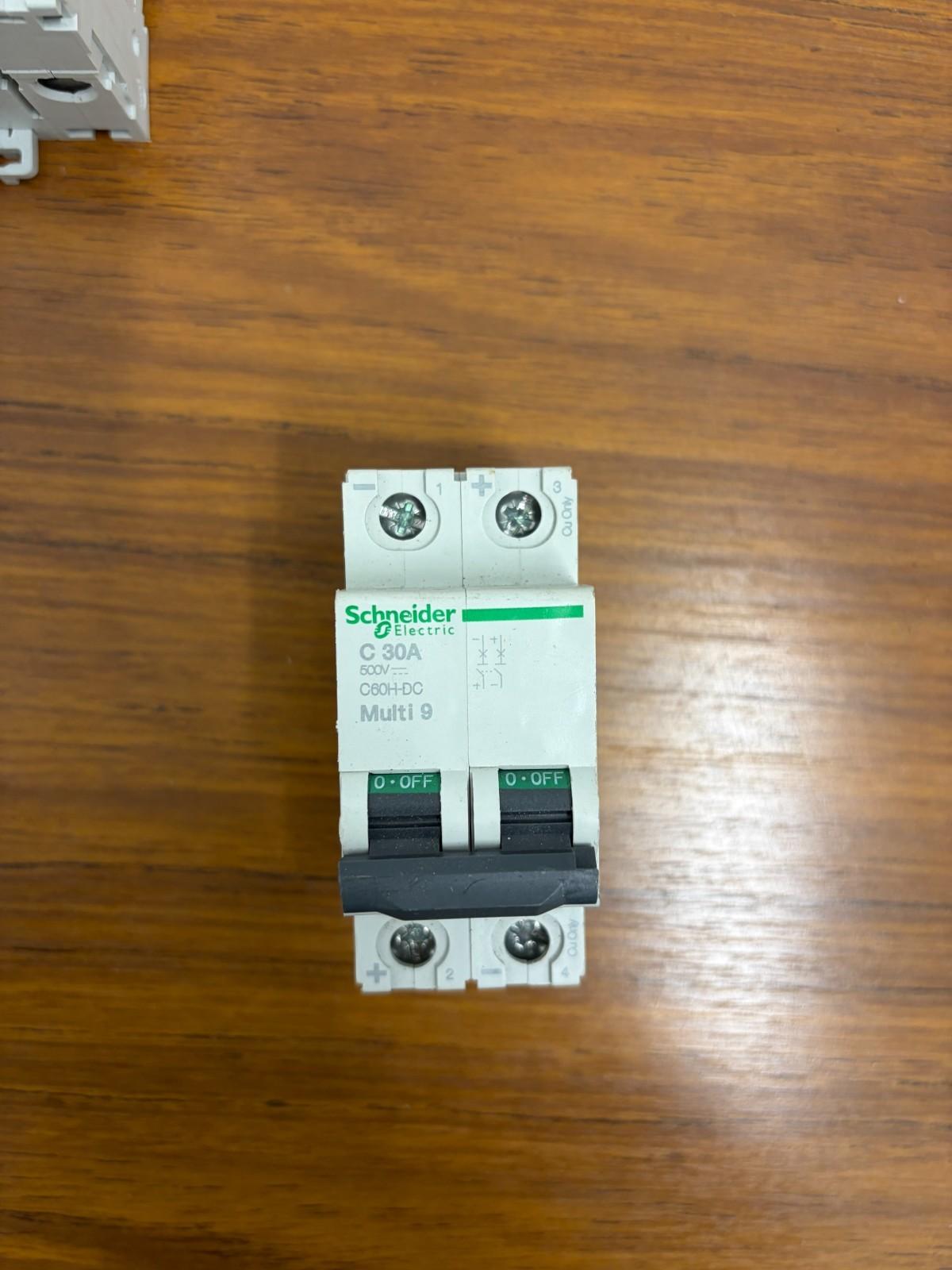 Miniature circuit breaker (MCB), Multi9 C60H-DC, 2P, 30A, C curve, 5kA (UL1077), 6kA (IEC/EN 60947-2)