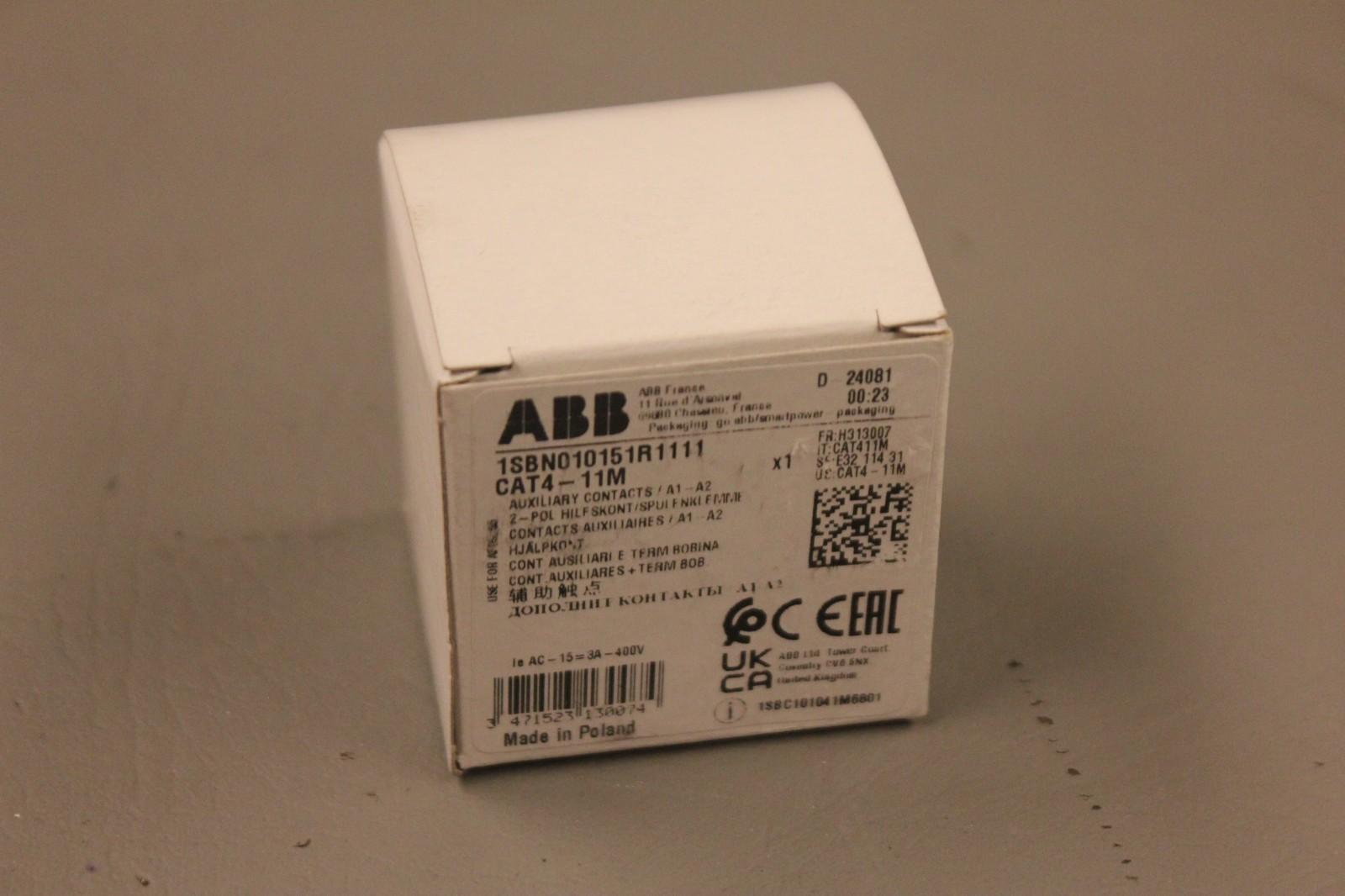 CAT4-11M Auxiliary Contact / Coil Terminal Block