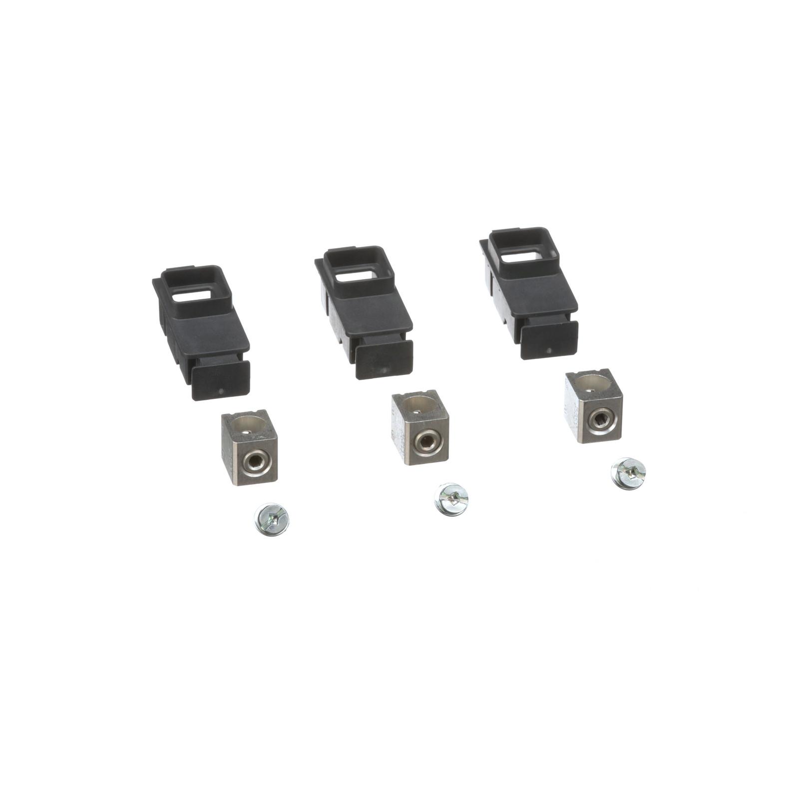 Circuit breaker accessory, PowerPacT B, lug kit, mechanical, 15A to 125A, qty 3, Al