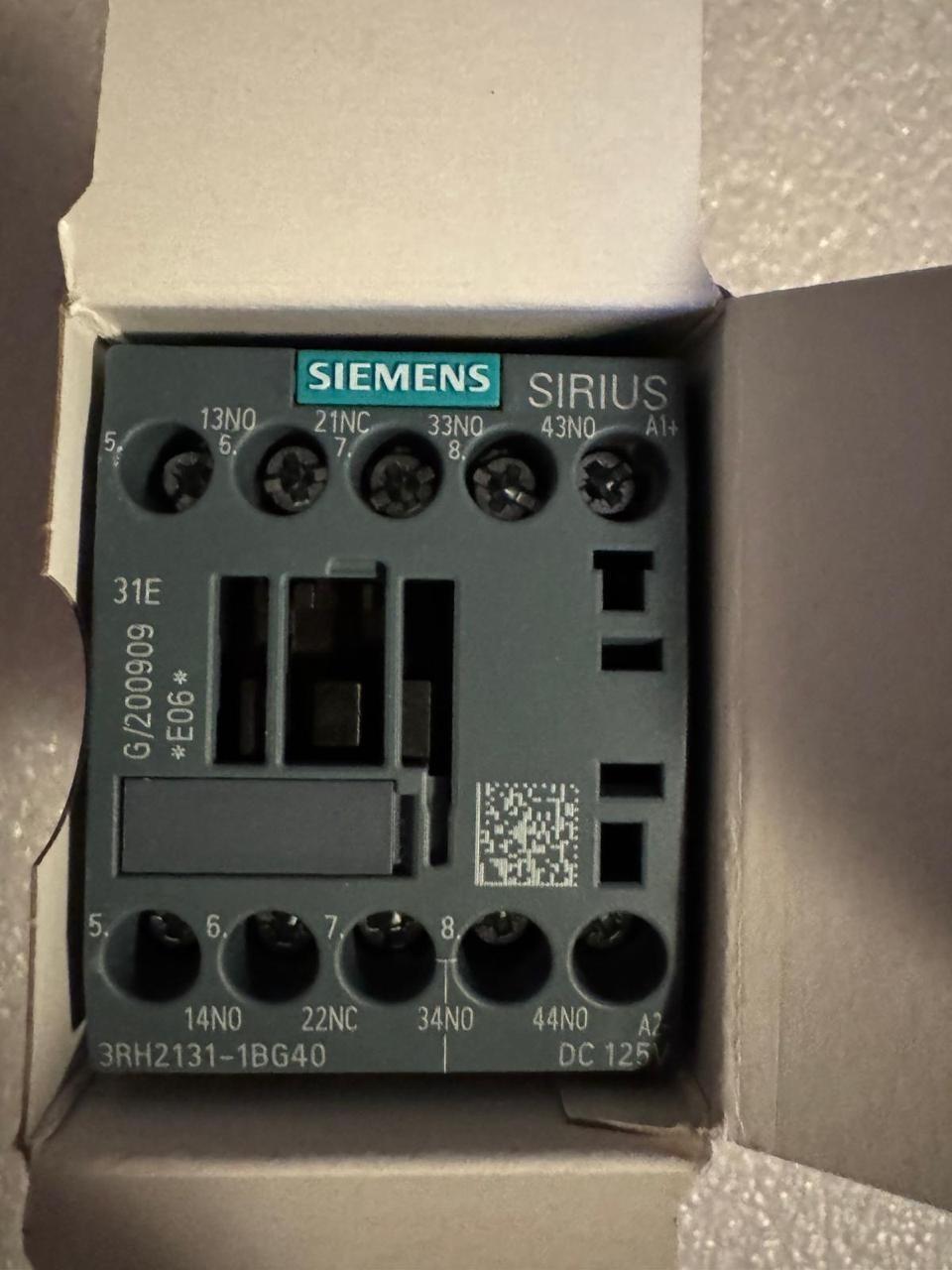 CONTACTOR RELAY 3NO+1NC DC 125V SCREW