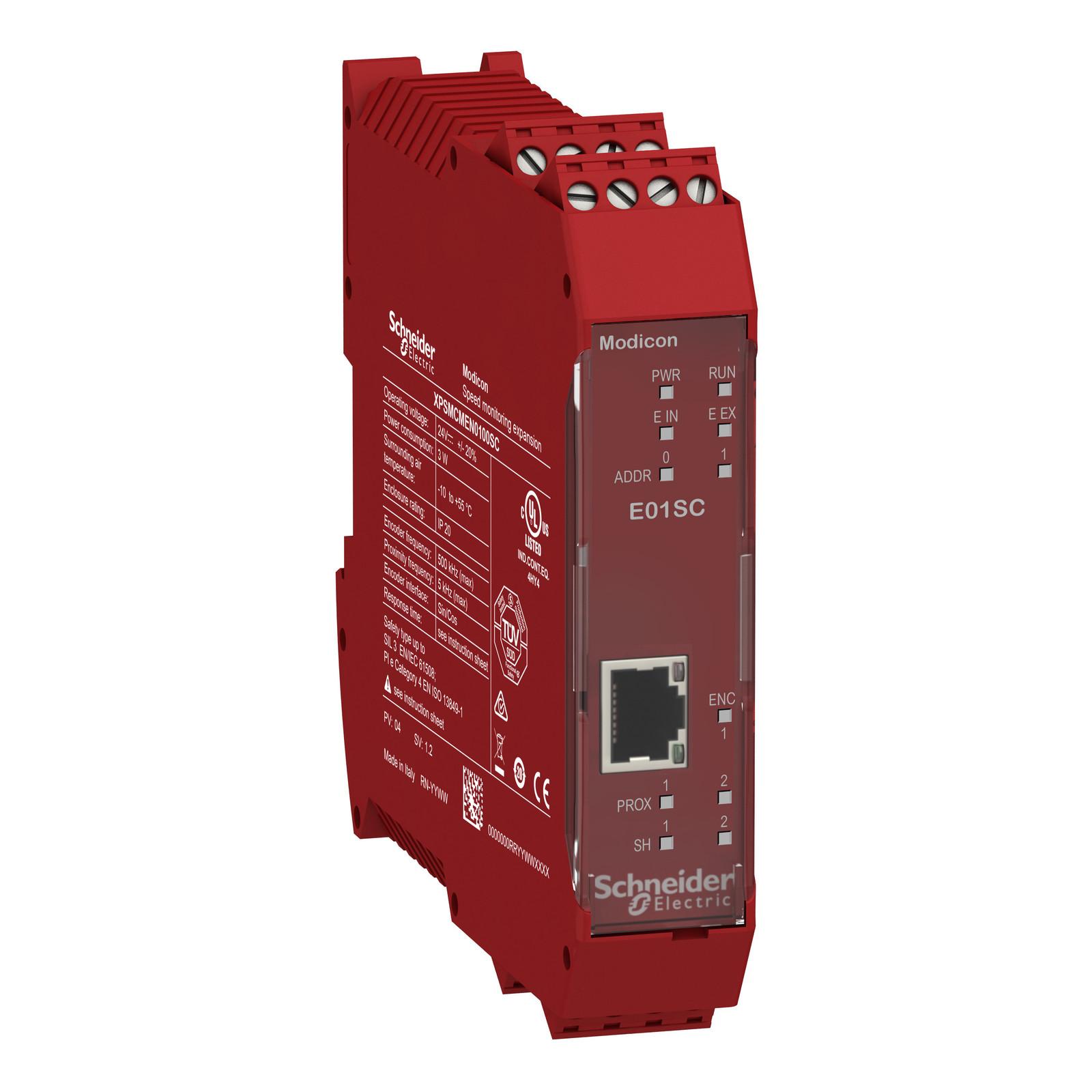 Speed monitoring 1 Sin/Cos encoder expansion module with screw term