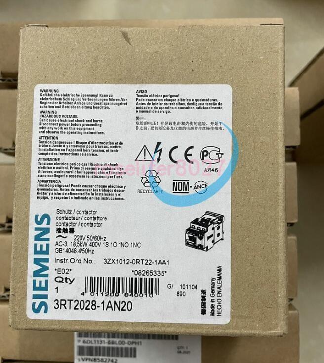 CONTACTOR S0 38A 220VAC 1NO/1NC SCRW