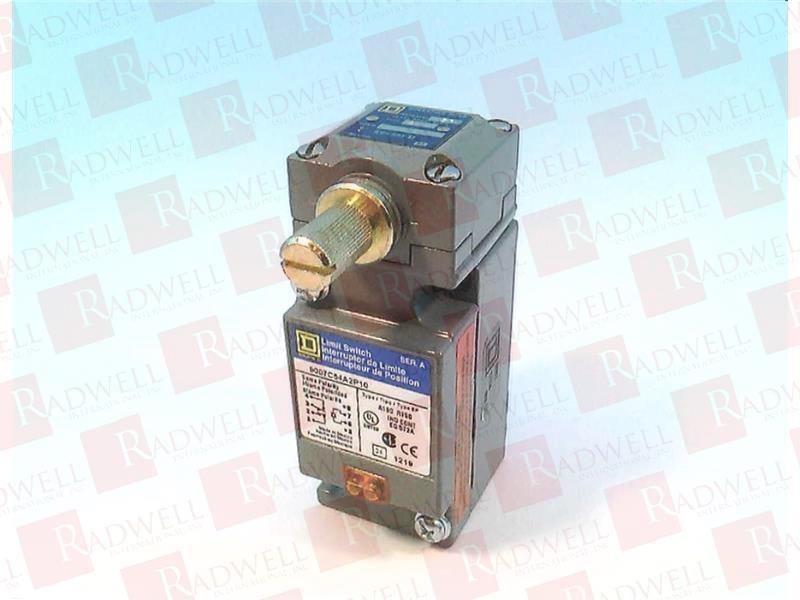 limit switch, 9007C, full body, rotary lever arm head, low differential pretravel, spring return, 1 NO and 1 NC, NEMA 13