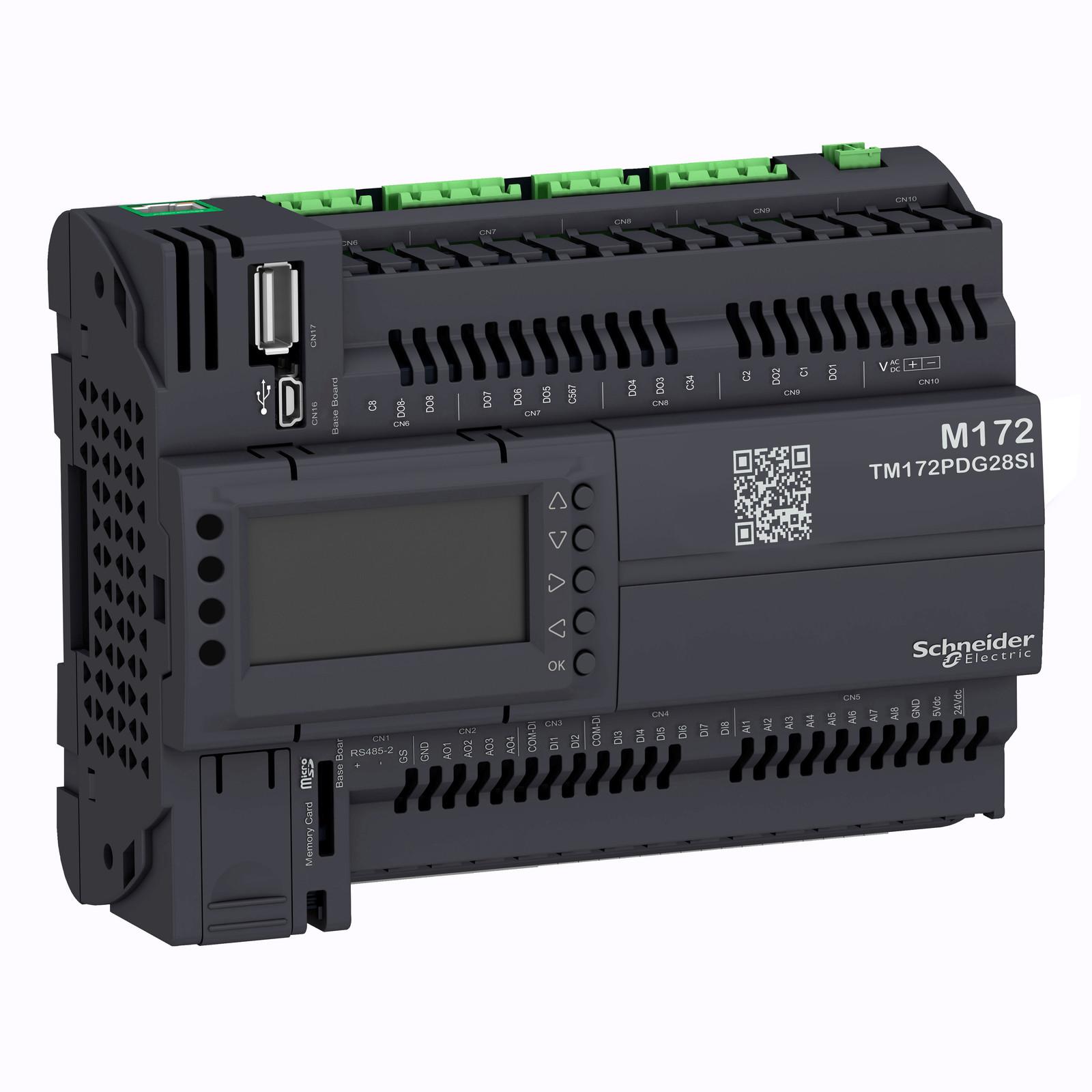Modicon M172 Performance Display 28 I/Os, Eth, Solid State Relay