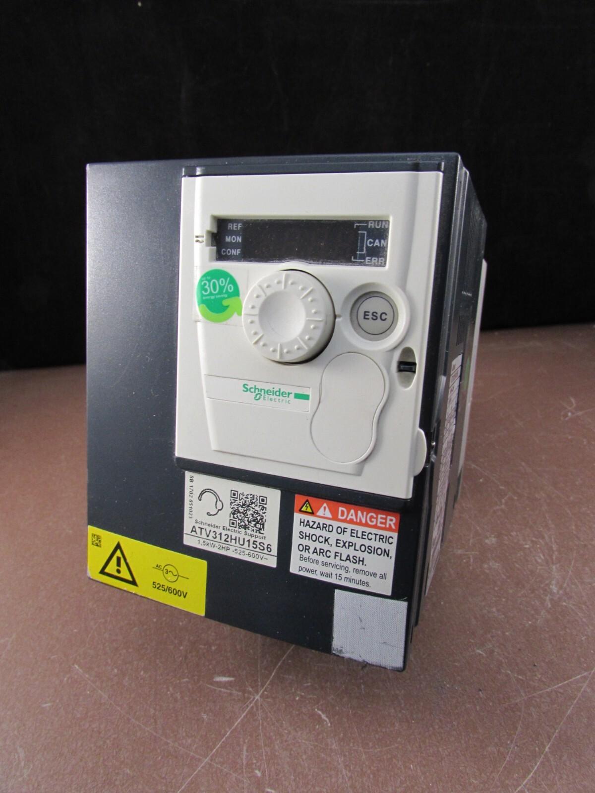 VFD 1.5kW-2HP 525-600V 3Ph ATV312HU15S6