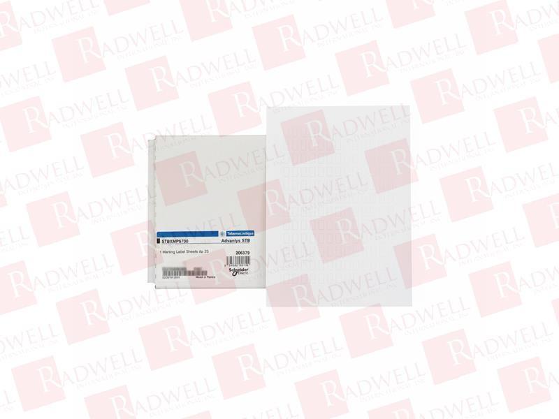 Modicon STB - sheet of customizing labels - for base module
