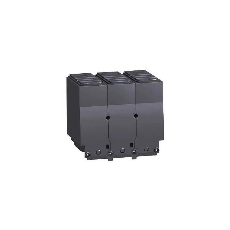 Long terminal shield for spreaders, ComPacT NSX400/630, pitch 52.5mm, IP40, 3 poles
