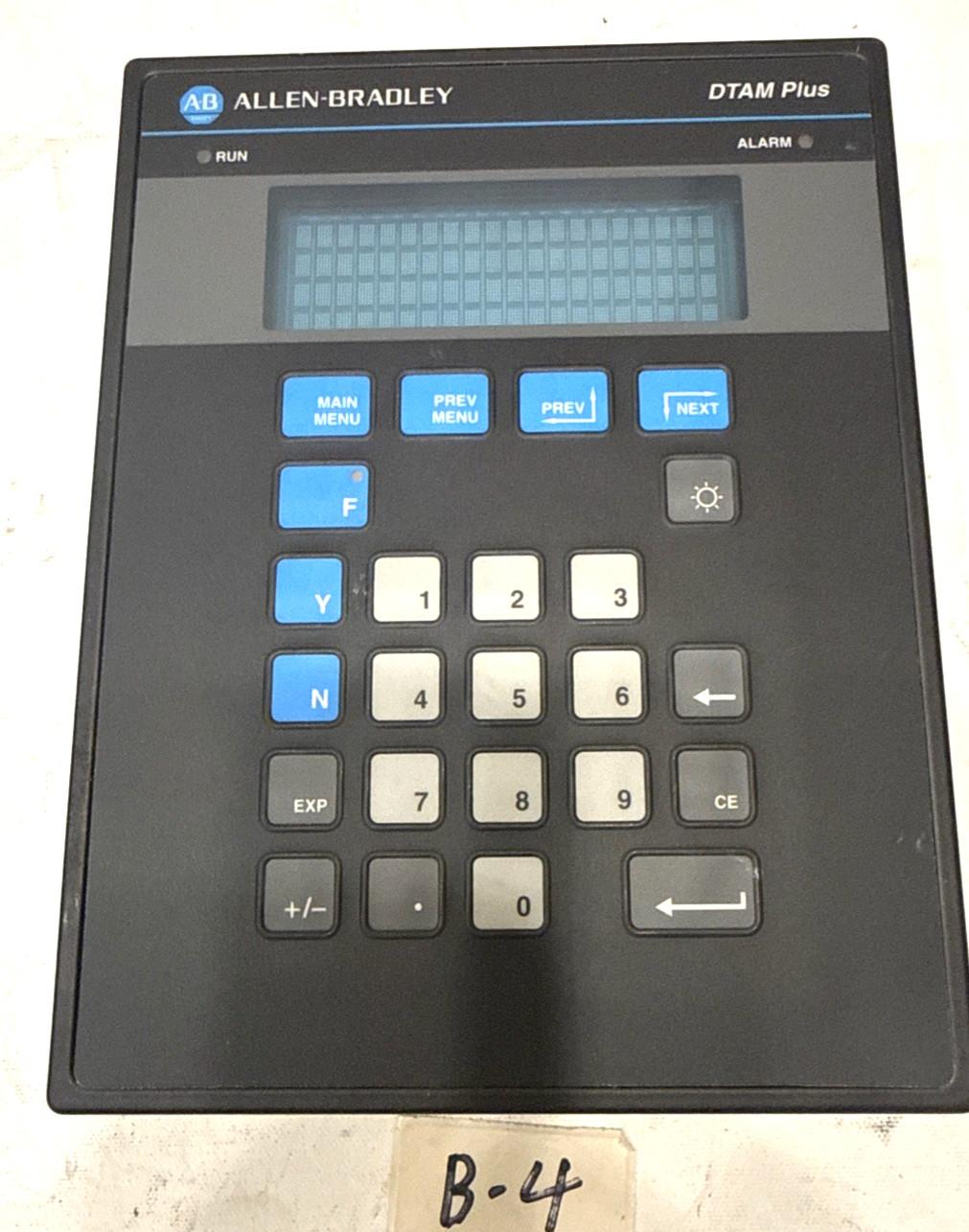 Bradley DTAM Plus Operator Interface 2707-V40P1R SER Same As Pictures
