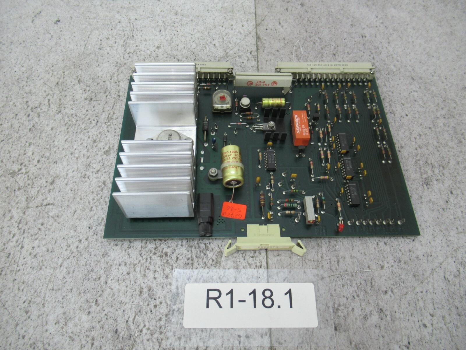EJG8009A Systemsteuerung Alimentation 5V 2A 9V 100mA Agie 615182.3