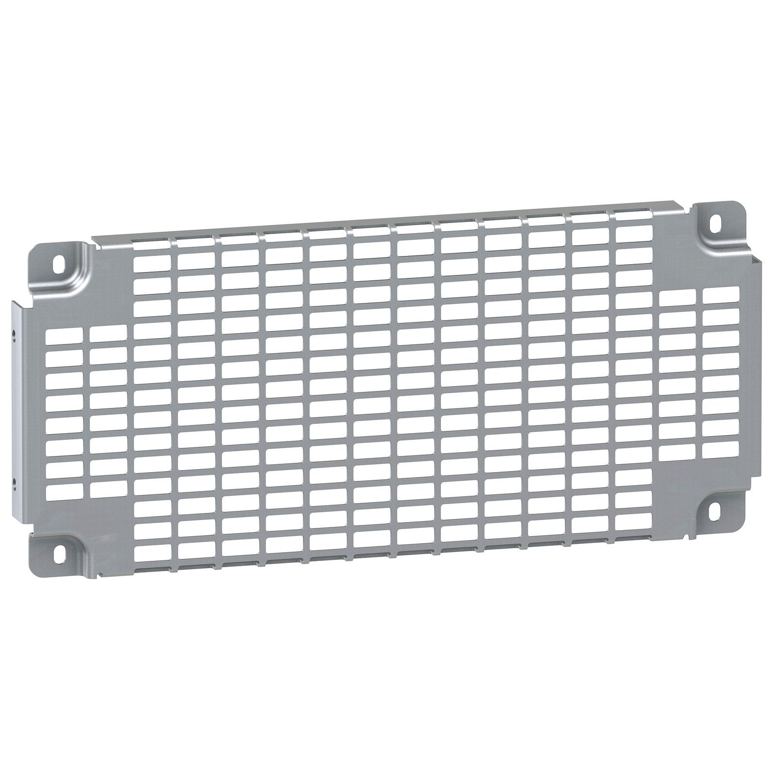 Perforated mounting plate, PanelSeT SFN, Spacial SF and SM, for electrical enclosure W800mm, galvanized steel, H225mm