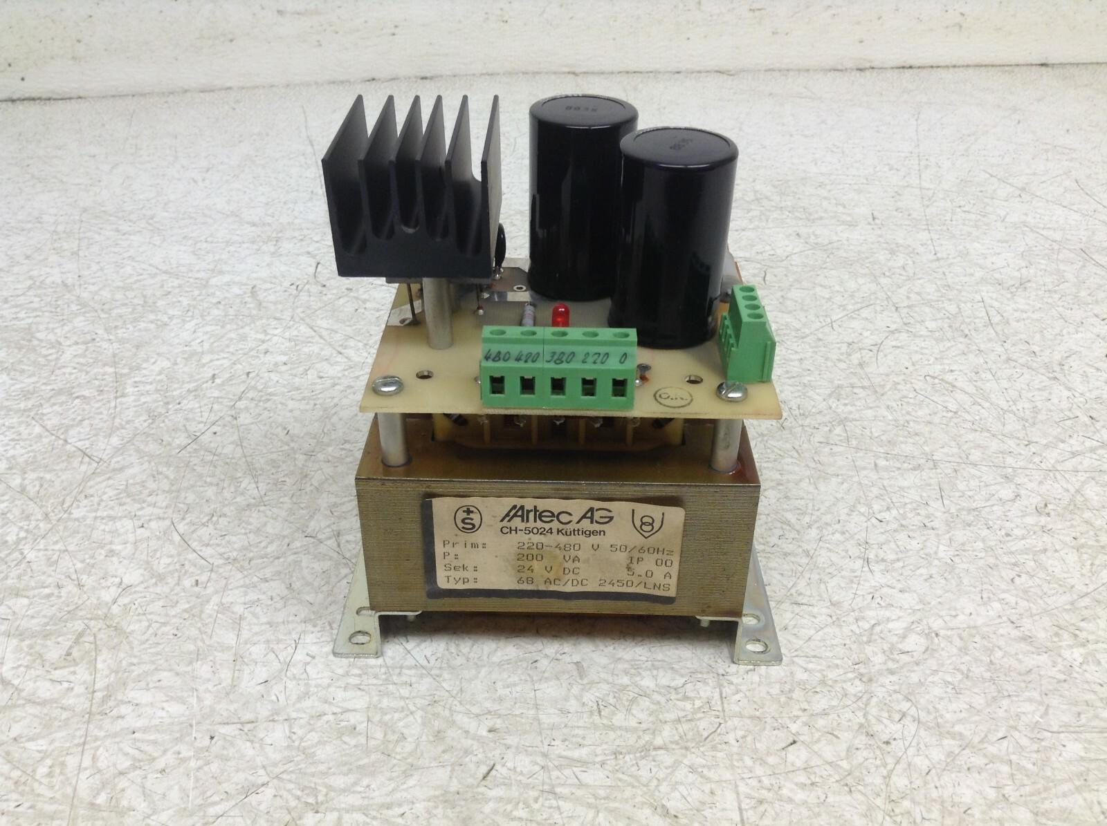 AG 68 AC/DC 2450/LNS CH-5024 24 VDC Amp Power Supply CH5024 OK)