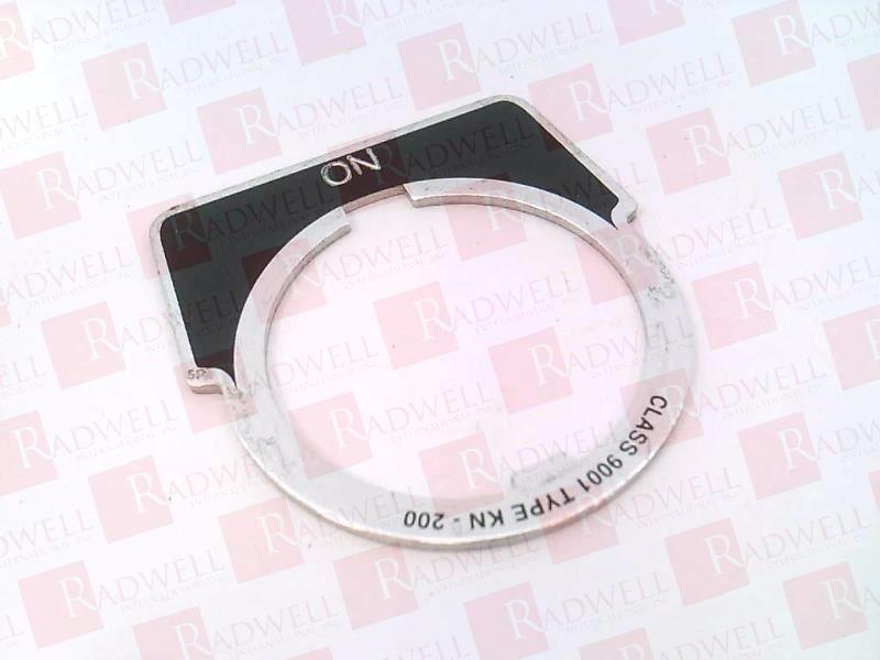 Legend, Harmony 9001K, Harmony 9001SK, 30mm, aluminium, black with silver letters, 40x43mm, marking ON