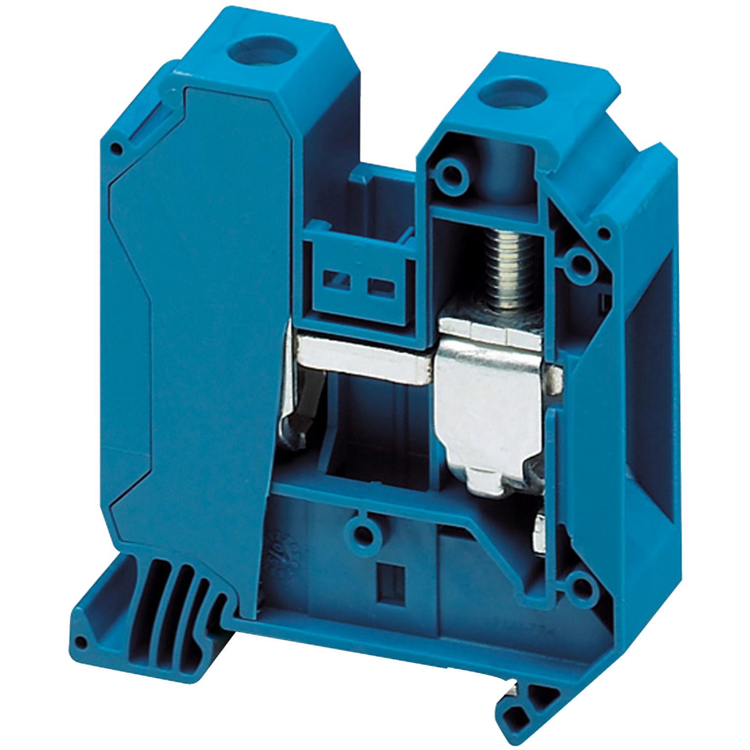 SCREW TERMINAL, FEED THROUGH, 2 POINTS, 35MMÂ² , BLUE