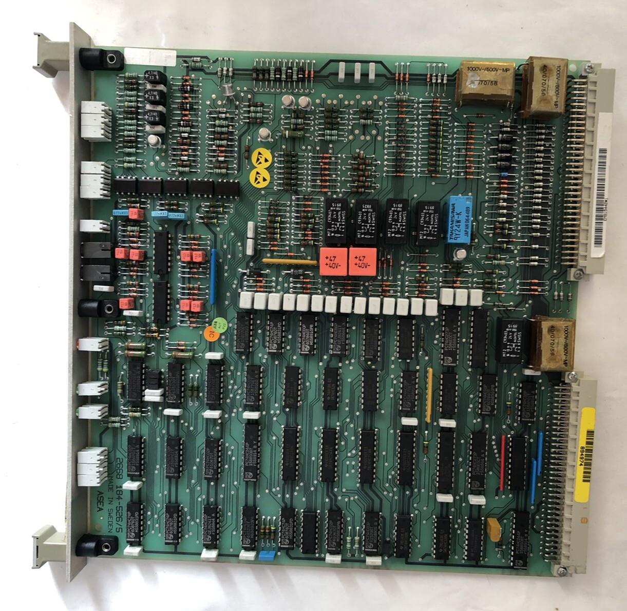 ABB 2668 184-526/5 PLC/ ROBOTIC SAFETY CIRCUIT BOARD DSQC 210,DC,DH