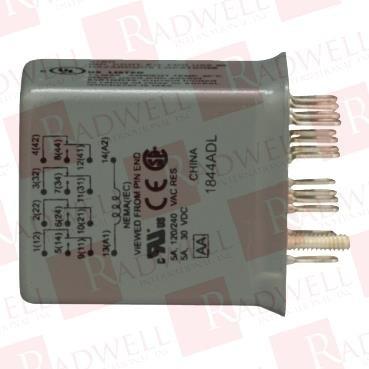 Miniature Relay, Harmony 8501R, low voltage, 4PDT, 14 blades, 5A resistive at 240V AC, coil, 0.5HP at 277V AC, 120V AC, 4NO+ 4NC