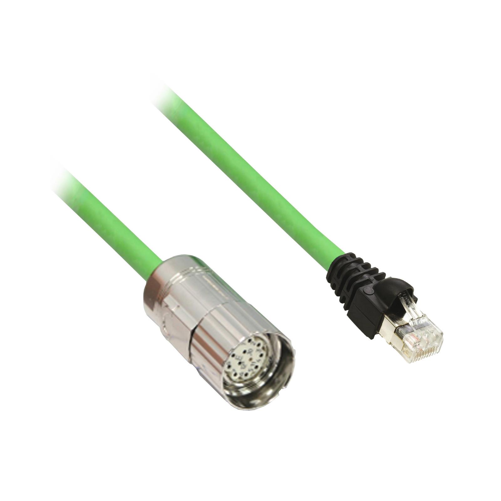 Encoder cable SH3/MH3 servo motor and Lexium 52/Lexium 62 servo drive, 25 m