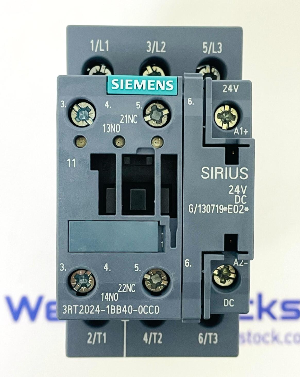 CONTACTOR S0 12A 24VDC 1NO/1NC SCRW