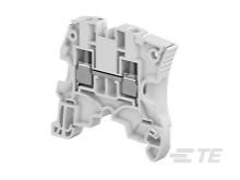 ZS6-BK Screw Clamp Terminal Block - Feed-through - Black