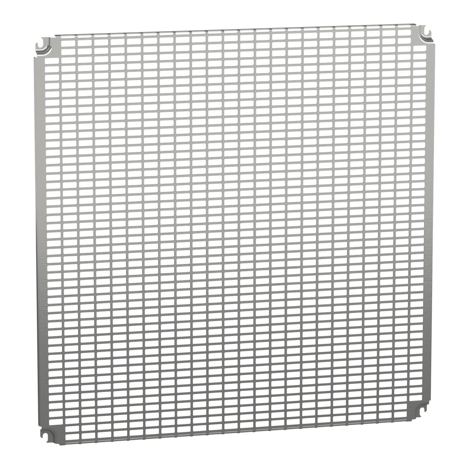 Monobloc perforated plates H800xW800mm with universal perforations 11x26mm