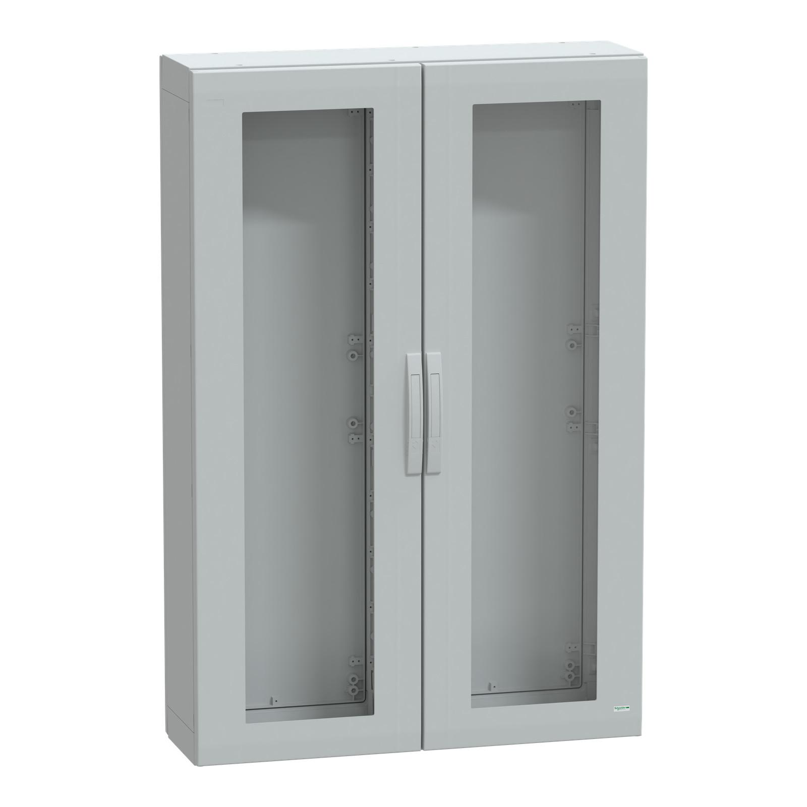 Floor standing polyester enclosure, Thalassa PLA, glazed door, completely sealed, 1500x1000x320mm, IP65, IK08