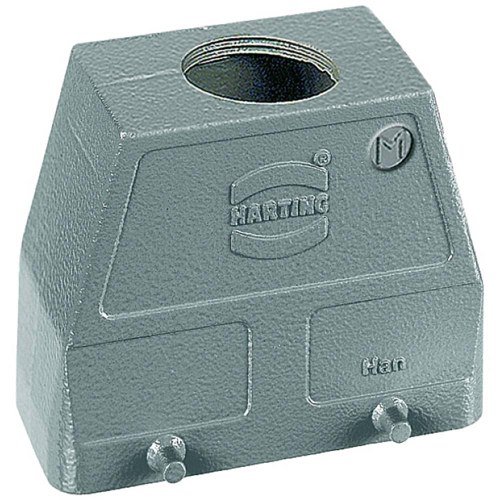 Hood, Size: 10 B, High construction, Double locking lever, Top entry, 1x M40