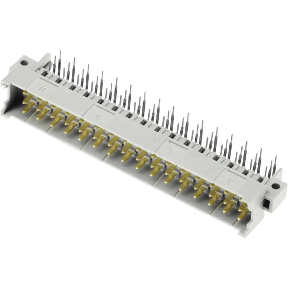 Connectors, Male connector, Wave soldering termination, Rated current: ‌6 A, Contacts: 48, Angled