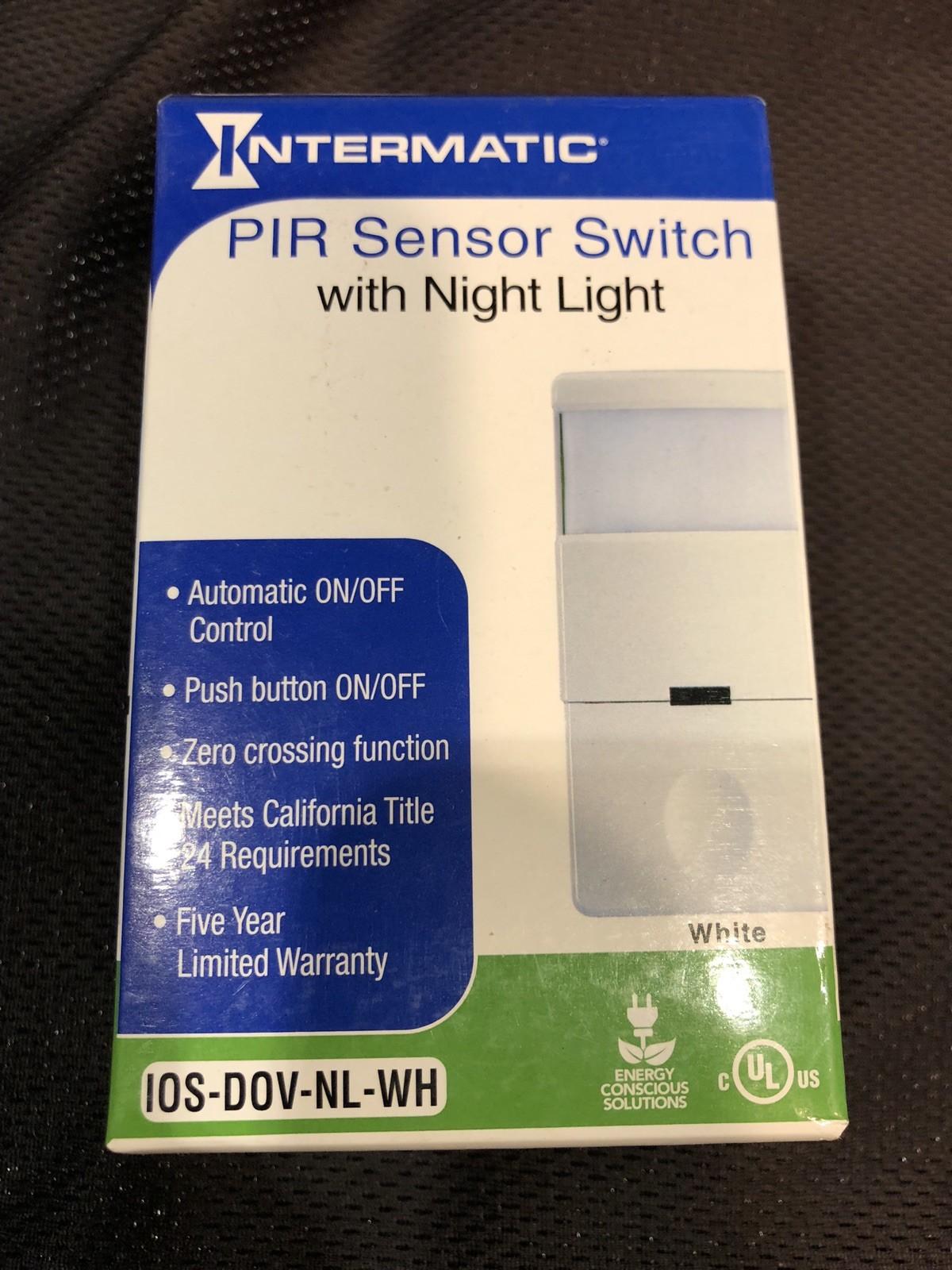 Residential In-Wall PIR Occupancy Sensor, No Neutral Required, White