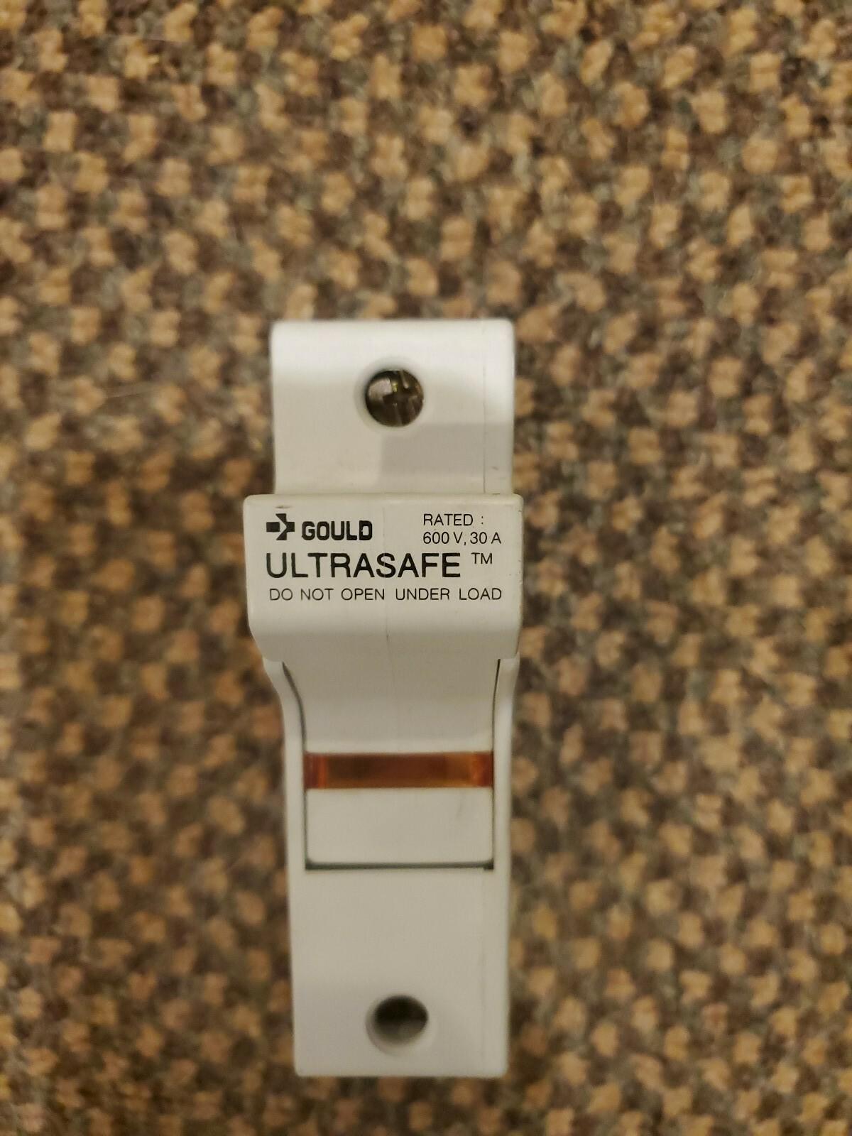Porte-fusible Ultrasafe US3J11. Indicateur de fusible soufflé. Pour fusibles type 600v