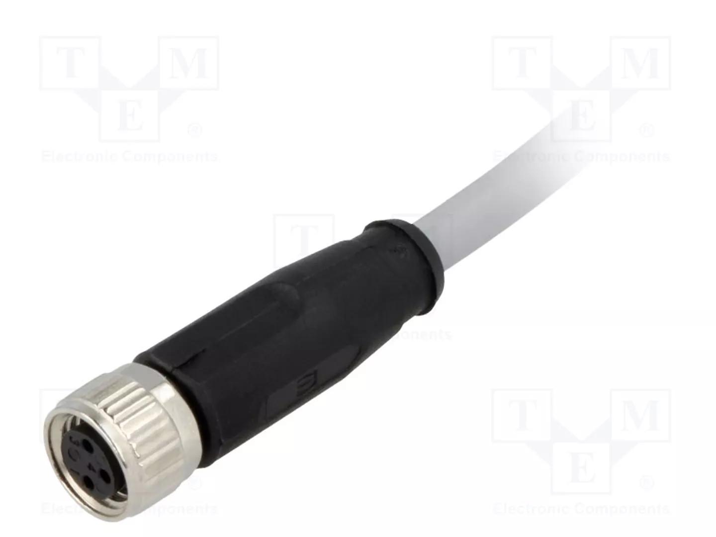 Copper cable, (round), Cable assemblies, Pre-assembled on one side, Cable length: 2 m